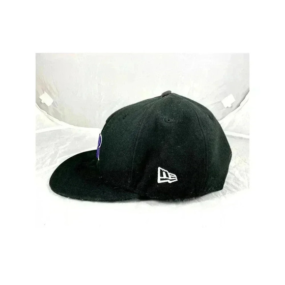 Colorado Rockies New Era MLB 9FIFTY Snapback Hat Black/Purple - Picture 8 of 10